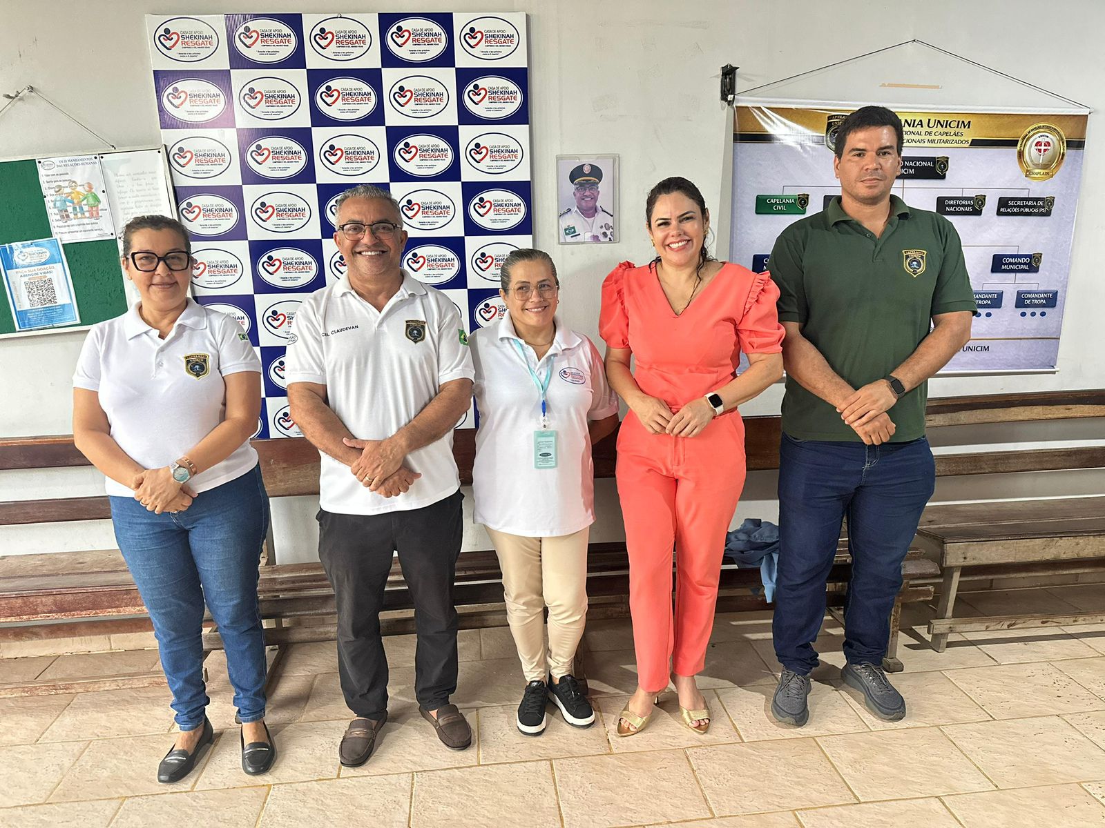 Equipe de liderança da Casa de Apoio Shekinah Resgate