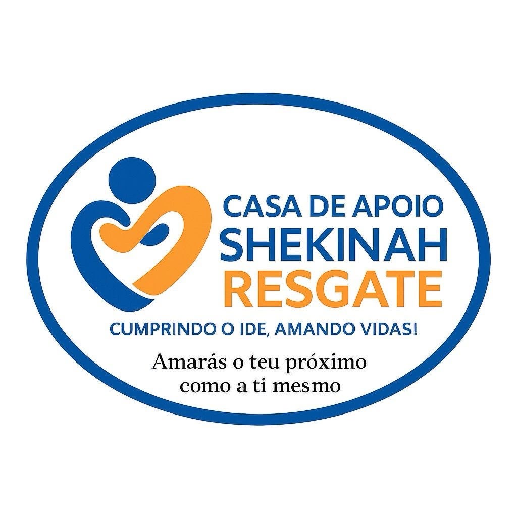 Logomarca da Casa de Apoio Shekinah Resgate — Cumprindo o IDE, amando vidas