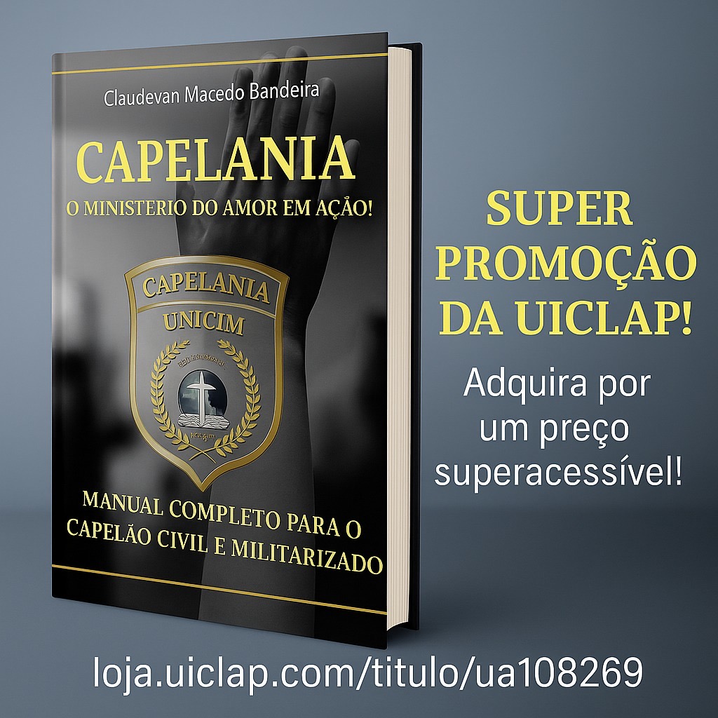 Capa do livro Capelania em versão 3D
