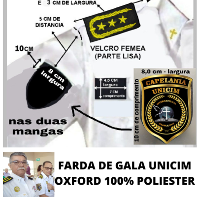 DETALHES FARDA DE GALA UNICIM